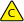Triangle jaune avec le lettre « C » dedans 